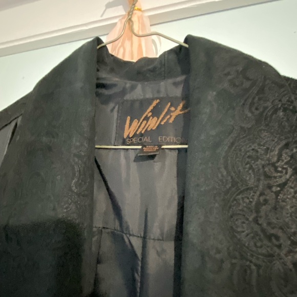 Long line leather jacket - Picture 2 of 3